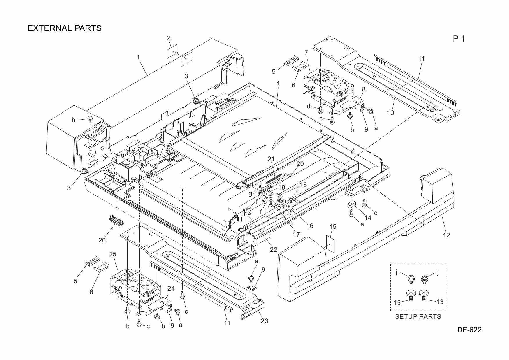 Konica-Minolta Options DF-622 A1TW Parts Manual-3